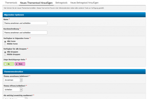 Eigene Moderations-Tools erlauben Ihnen die Moderation zu vereinfachen