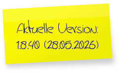 Aktuelle Version: 1.8.40 (28.05.2026)